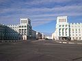 Plaza de Octubre en Norilsk, imagen de 2015.