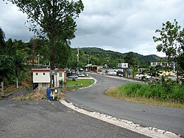 PR-435 and PR-124 highway junction in Espino, Lares