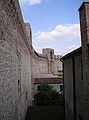 Veduta dal camminamento di ronda delle mura medievali