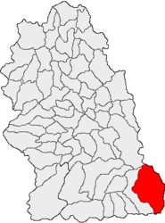 Location in Hunedoara County