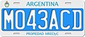 Registration plate for Special Missions since 2012