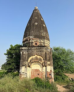 A pre-partition era Hindu temple in the outskirts of Sanghoi