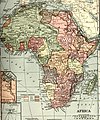 Map of Africa (1910s)