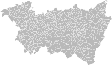 Blank Map of Vosges Department, France, with Communes.svg