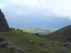 Boulder field at Lake Coumshingaun, Comeragh Mountains, in the Upperthird barony.