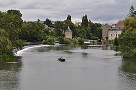 The Loir in Durtal.