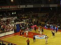 Match d'Euroligue entre l'Élan Chalon et Sienne (en 2012)