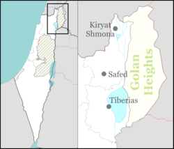 Kanaf is located in the Golan Heights