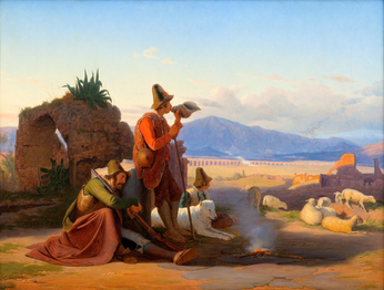 'Hyrder i den romerske Campagna', 1835