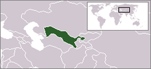 L'Ouzbékistan est entouré par le Kazakhstan à l'ouest-nord-ouest et au nord, le Kirghizistan à l'est, le Tadjikistan au sud-est, l'Afghanistan au sud-sud-est et le Turkménistan au sud-ouest.