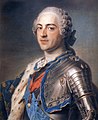 Image 32Maurice Quentin de La Tour, Portrait of Louis XV of France (1748), pastel (from Painting)