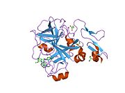 1mq6: Crystal Structure of 3-chloro-N-[4-chloro-2-[[(5-chloro-2-pyridinyl)amino]carbonyl]-6-methoxyphenyl]-4-[[(4,5-dihydro-2-oxazolyl)methylamino]methyl]-2-thiophenecarboxamide Complexed with Human Factor Xa