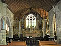 Chapelle Sainte-Marie-du-Ménez-Hom : autel central, retable 1