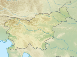 Location map/data/Slovenija nalazi se u Slovenija