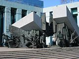 El Monumento al Alzamiento de Varsovia en la capital de Polonia.