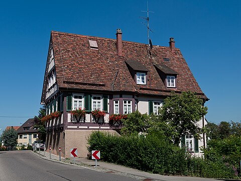 Old town hall in Stuttgart-Heumaden