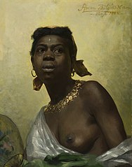 Portrait d'une femme noire, Anna Bilińska-Bohdanowicz