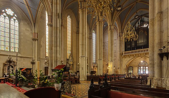 Main nave from altar