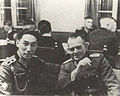 蔣緯國和納粹德軍幹部約瑟夫中尉，攝於1939年