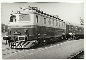 E 499.0093 auf der Brünner Messe (1989)