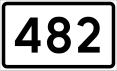 County Road 482 shield