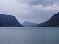 Lustrafjorden, heilt inst i Sognefjorden