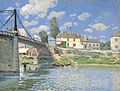 Sisley: De brug in Villeneuve-la-Garenne