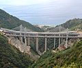 Le viaduc de Favazzina.