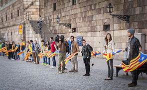 Via Catalana a Estocolm, el 31 d'agost