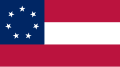 1. kansallislippu 1861–1863 ”Stars and Bars”