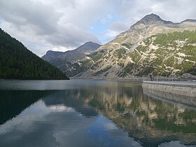 Vista dalla diga