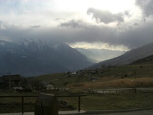 Panorama della frazione Plau di Saint-Denis