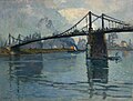 Le pont des Andelys, le long de la Seine, oil on canvas, 90 x 117 cm.jpg