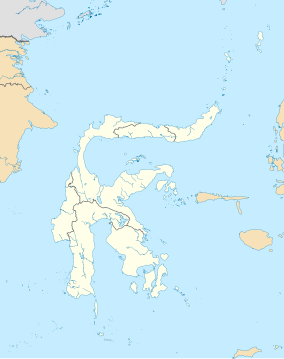 Map showing the location of Taka Bonerate National Park