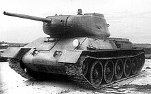 tank T-43 s veľkou vežou