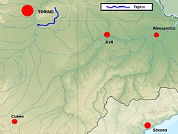 Mappa del fiume