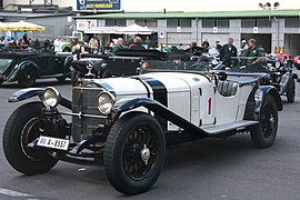 1927 Mercedes-Benz S со спортивным двухместным кузовом без дверей