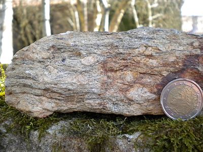 Augengneis vom Stausee bei Mialet