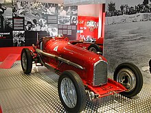 Photo d'une Alfa Romeo P3 de Grand Prix.