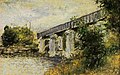 Claude Monet: Die Eisenbahnbrücke von Argenteuil, 1874 Musée Marmottan, Paris