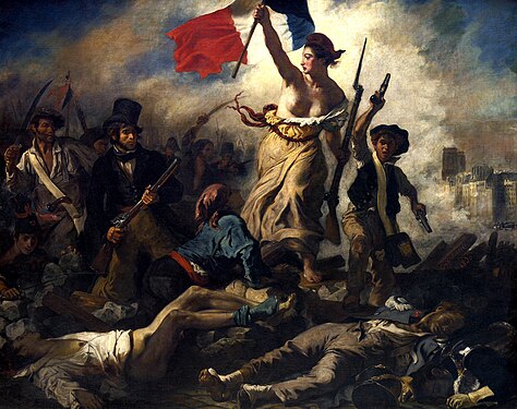 La llibertat guiant el poble al capdavant de la revolució francesa de 1830