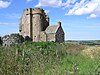 Inchdrewer Castle in day