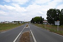 Entrée de Mainvilliers par la RD 939.