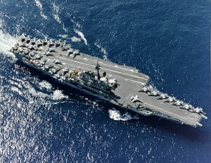 USS Coral Sea nach erfolgter Modernisierung