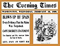 20:09, 2 September 2020 — Blown Up By Spain - USS Maine - The Evening Times (Washington, D.C.) (1898)