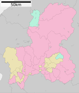 岐阜県行政区画図