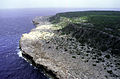 Falaises côtières de l'île.