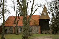 St.-Marien zu Eimke mit Glockenturm von 1618