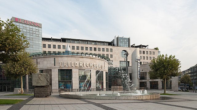 Friedrichsbau at Börsenplatz, Stuttgart, Germany.