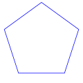 Pentagon, regelmäßiges Fünfeck